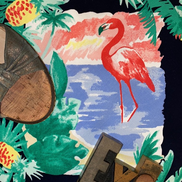 TALBOTS Kitschy Vacation Print A-Line Skirt - Picture 3 of 12